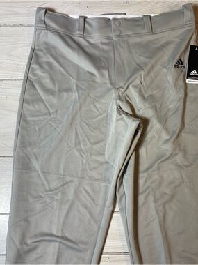 Men's Adidas Triple Stripe Baseball Pants Traditional Cut Climalite  XL NWT